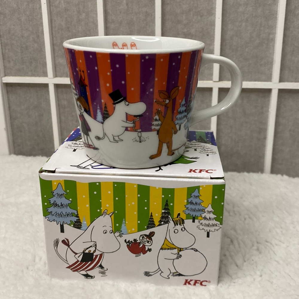 🍭RARE COLLECTIBLE....MOOMIN MUG LTD EDITION SOLD ONLY AT KFC JAPAN